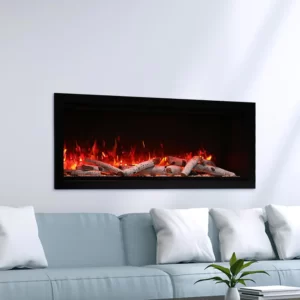 Amantii 50-in Symmetry Smart XT Linear Electric Fireplace