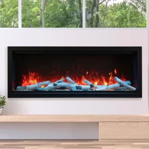 Amantii 60-in Symmetry Smart XT Linear Electric Fireplace