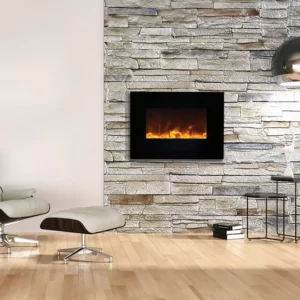 Amantii WM-FM Series 26-In Built-In or Wall Mount Electric Fireplace