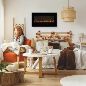 Amantii WM-FM Series Built-In or Wall Mount Electric Fireplace