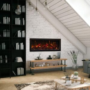 Amantii Panorama Series 40-In Deep Built In Electric Fireplace