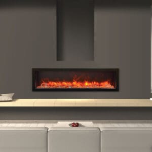 Amantii Panorama Series 60-In Deep Built In Electric Fireplace