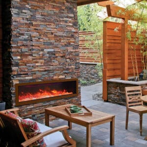 Amantii Panorama Series 72-In Deep Built In Electric Fireplace