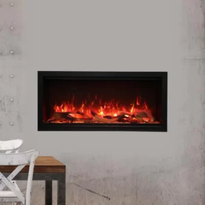 Amantii 42-in Symmetry Smart XT Linear Electric Fireplace