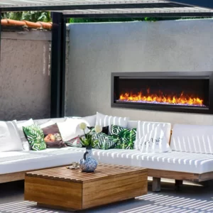 Amantii Symmetry Bespoke 50-in Linear Electric Fireplace
